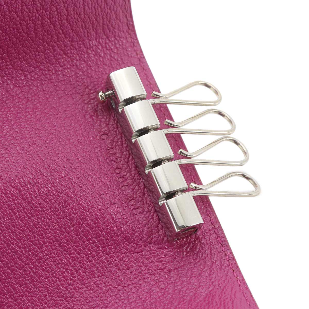 Bearn Four consecutive key case Chevre Rose Purple Accessory