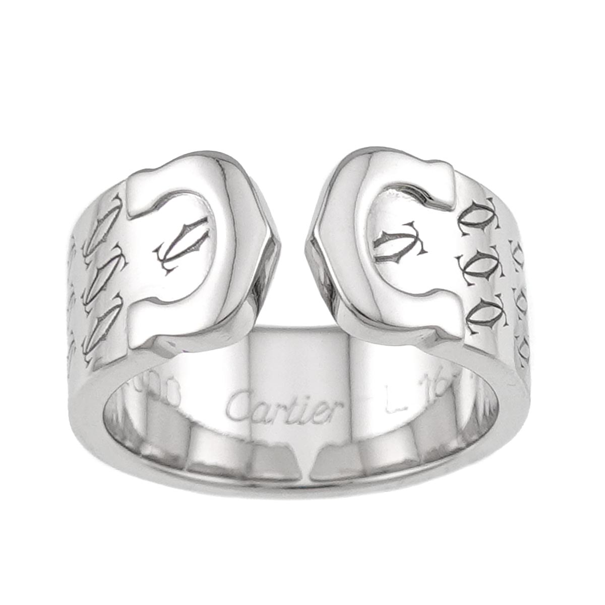 C2 Ring 18K White Gold 750 size49 4.5-4.75(US)
