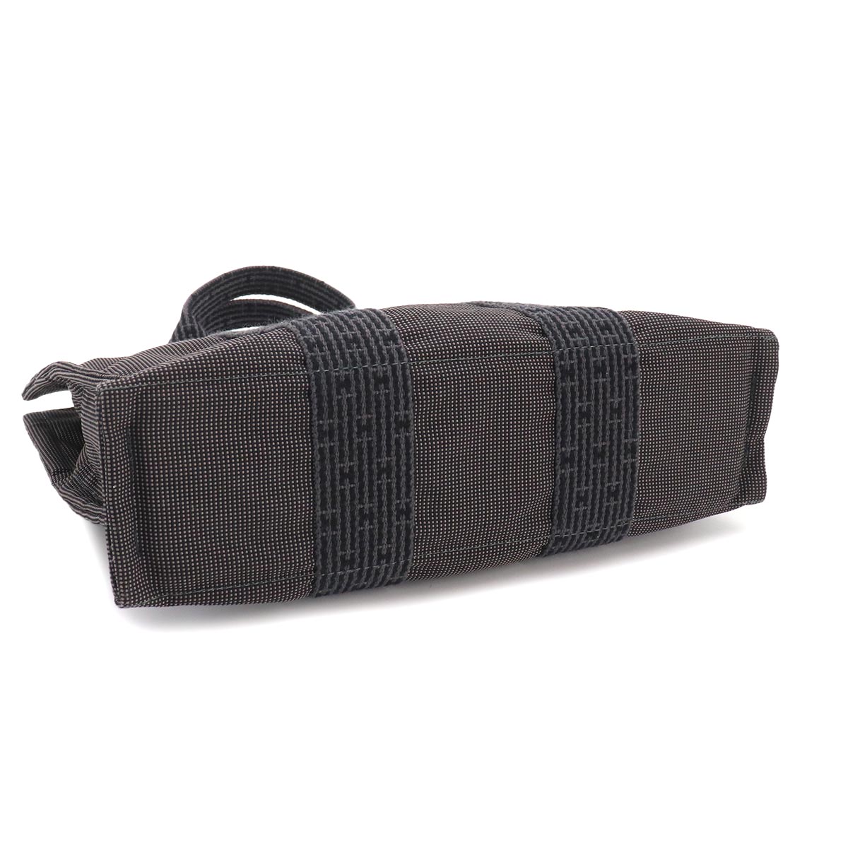 Herline Tote PM Bag Canvas Gray Unisex Purse