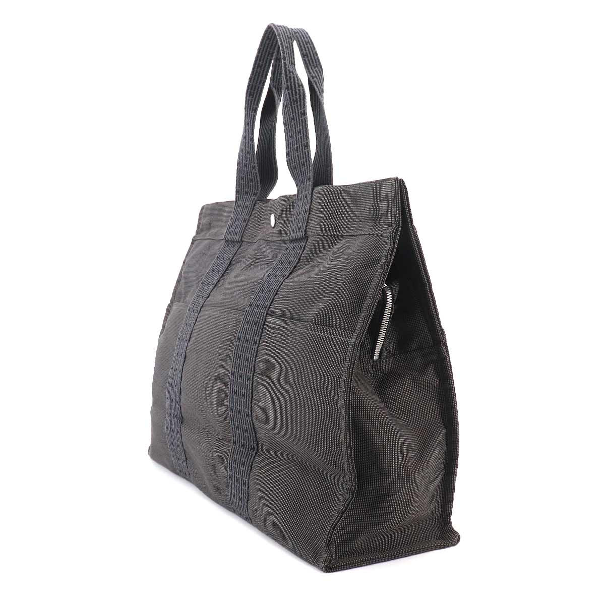 Herline Tote GM Bag Canvas Gray Purse