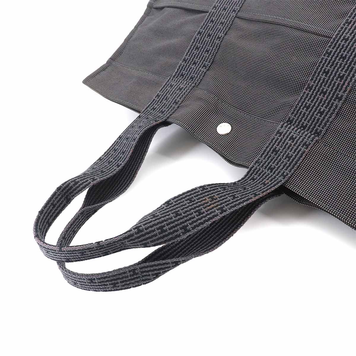 Herline Tote GM Bag Canvas Gray Purse