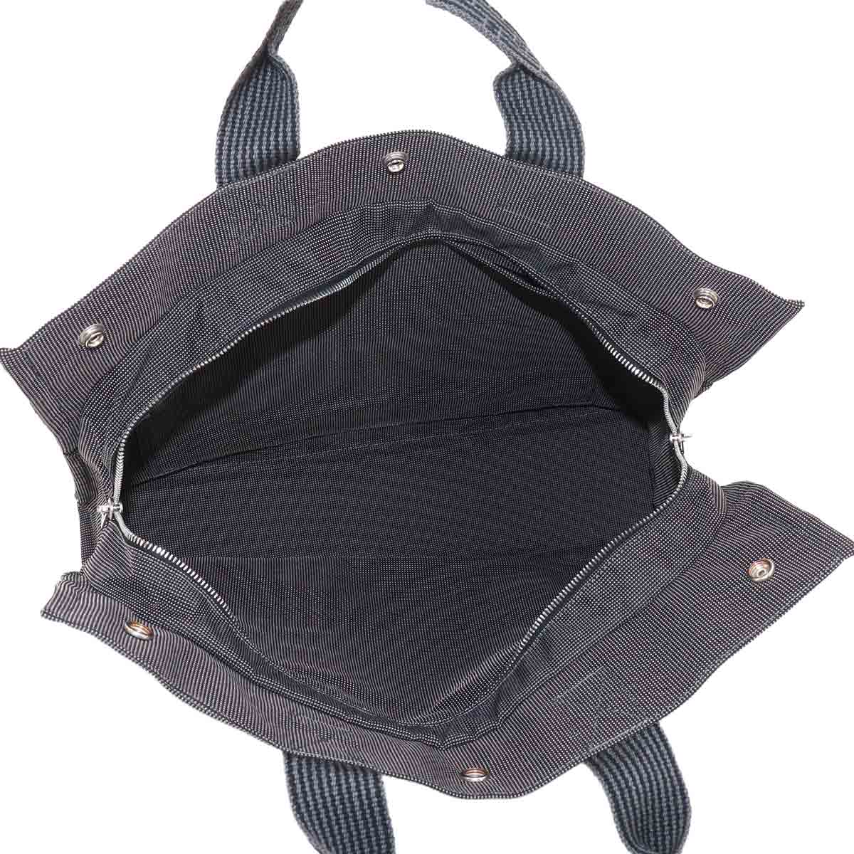 Herline Tote MM Bag Canvas Gray Unisex Purse