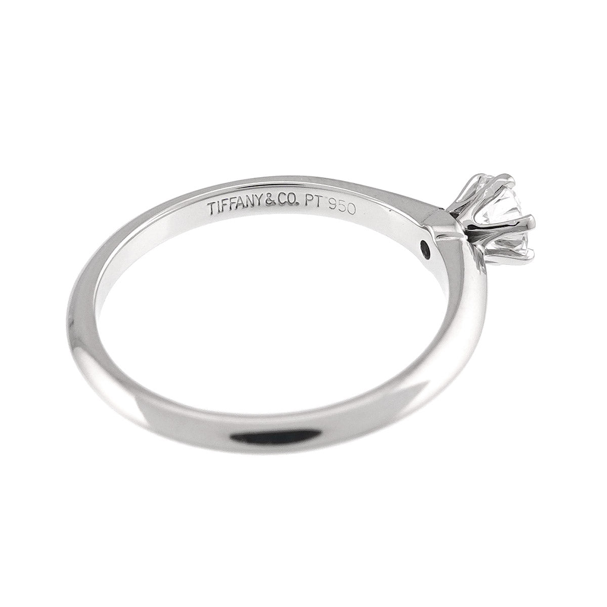 Diamond 0.37ct E/VVS2 Ring Pt Platinum Size5.25-5.5(US)