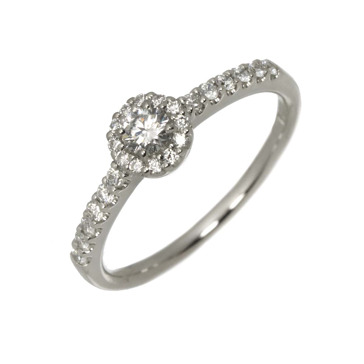 Diamond 0.31ct Ring Pt Platinum size4.75-5(US)