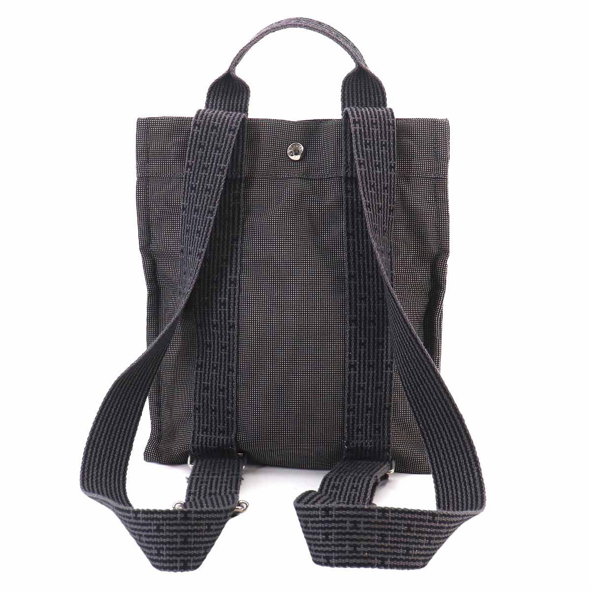 Her Line Ad PM Backpack Canvas Gray Purse