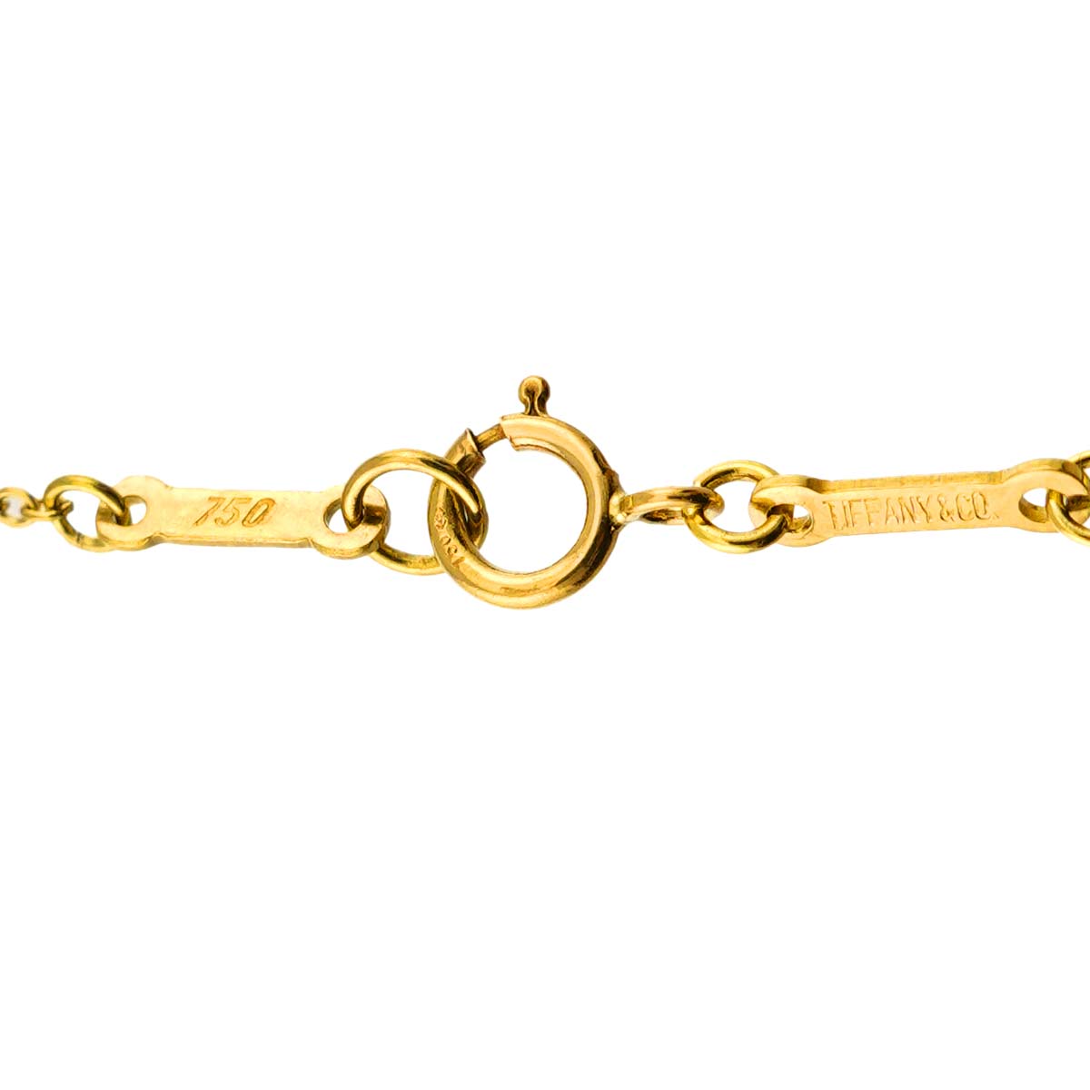 Open Heart Necklace 18K Yellow Gold 750