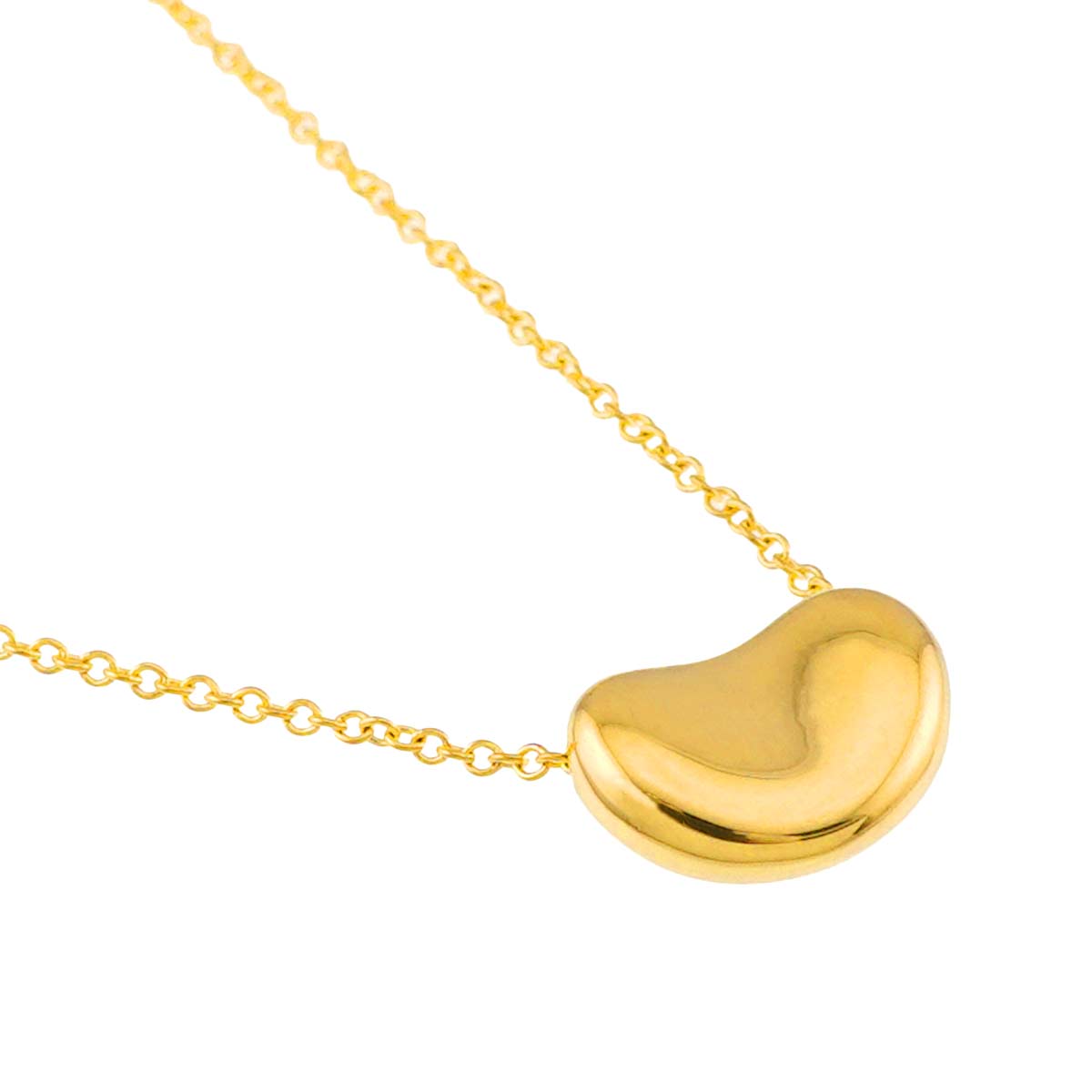 Bean Necklace 18K Yellow Gold 750