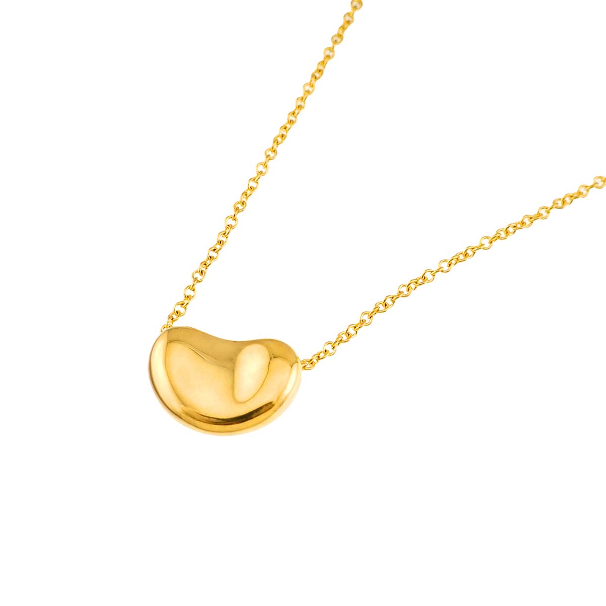 Bean Necklace 18K Yellow Gold 750