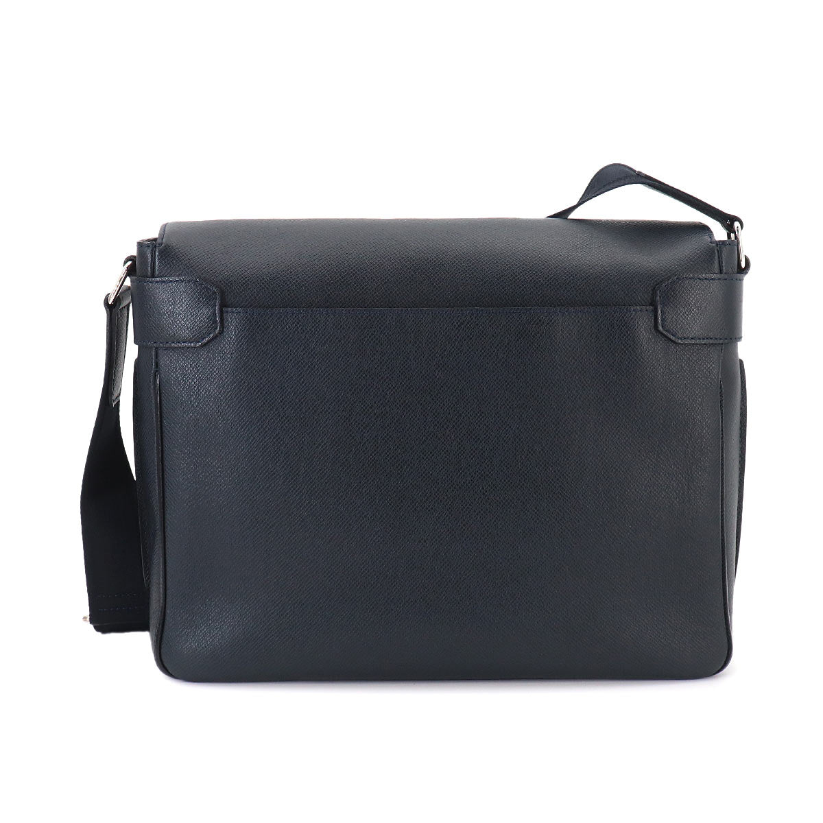 Taiga Roman MM Shoulder Bag Leather Navy Purse