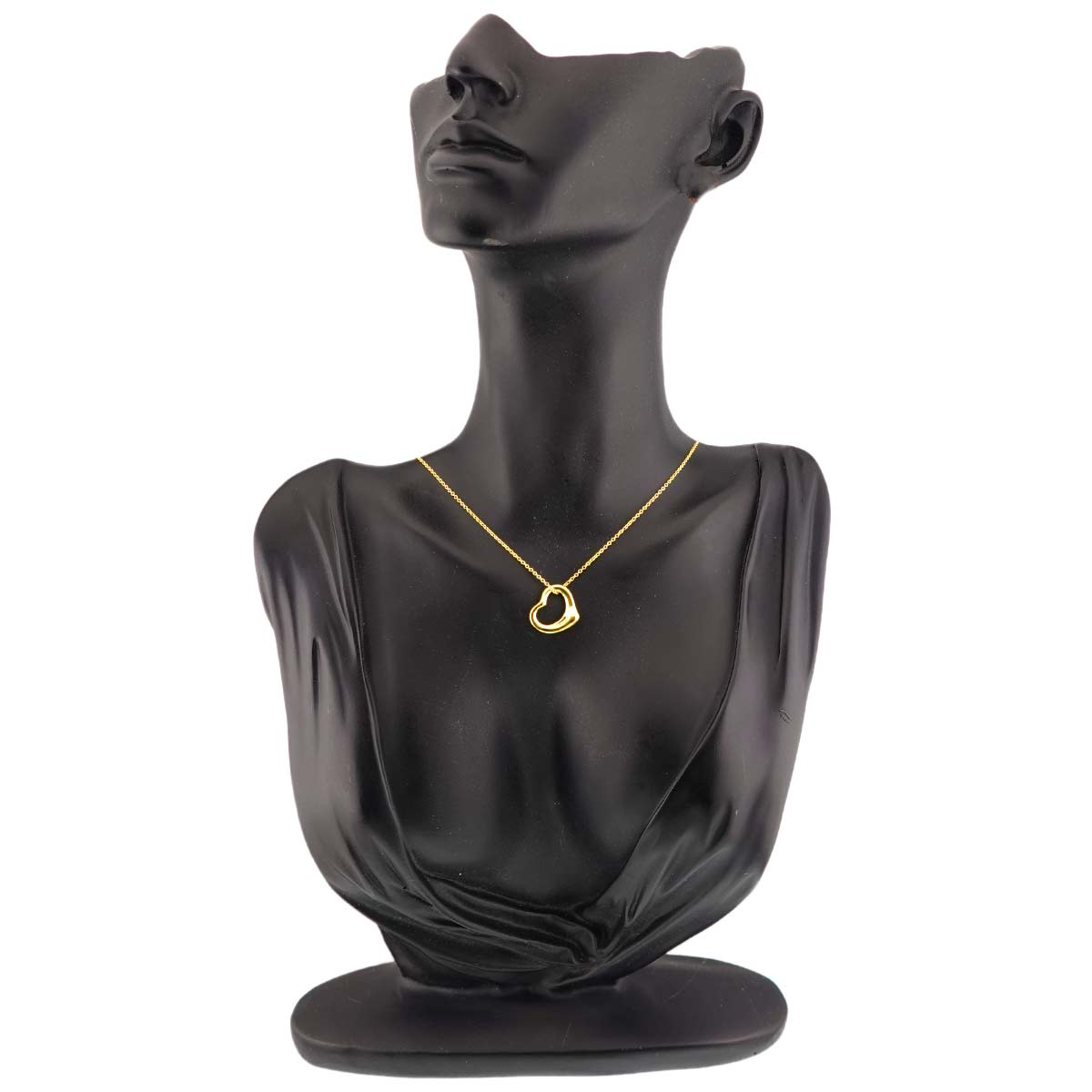 Open Heart Necklace 18K Yellow Gold 750