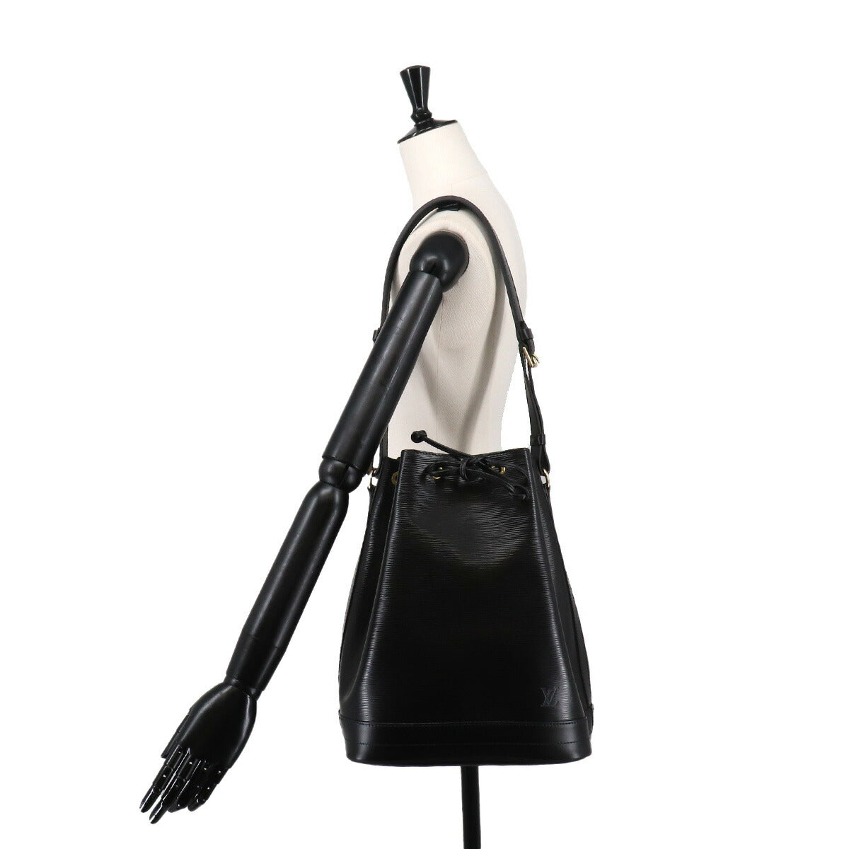 Epi Noe Shoulder Bag Leather Noir M59002 Purse