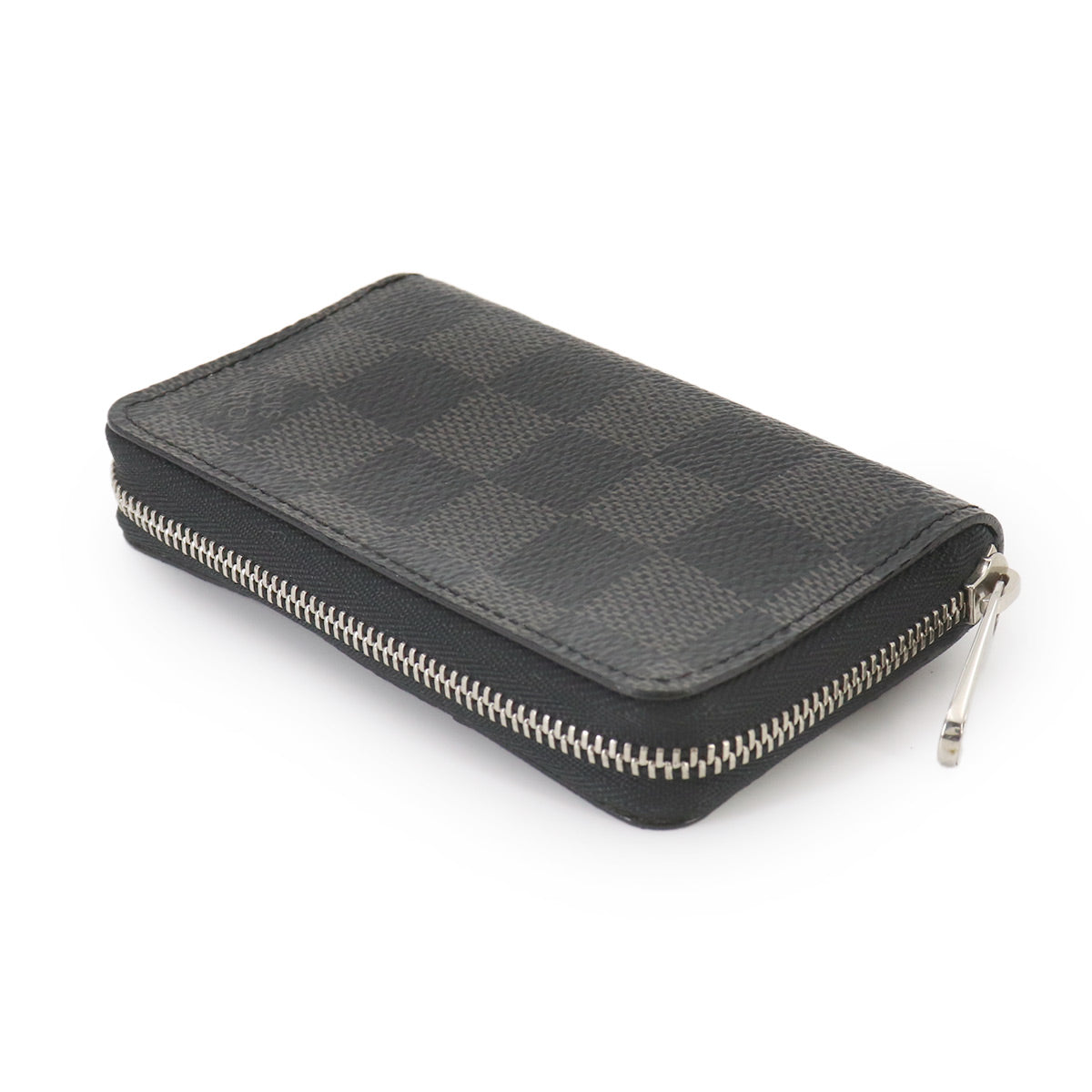 Damier Graphite Zippy Coin Purse Gray N63076