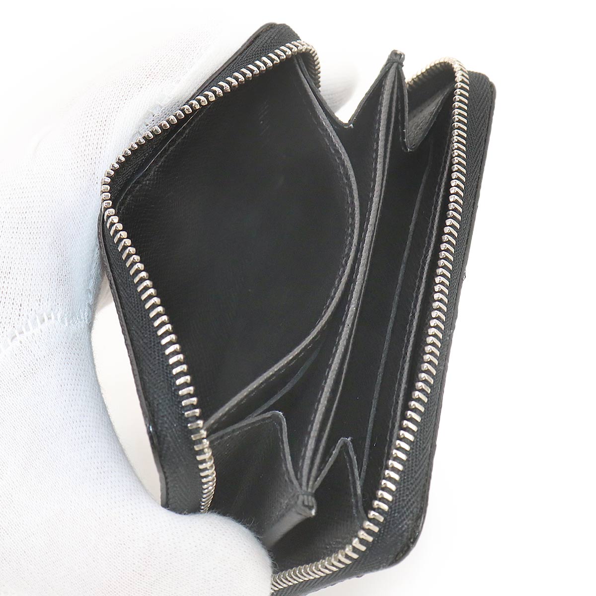 Damier Graphite Zippy Coin Purse Gray N63076