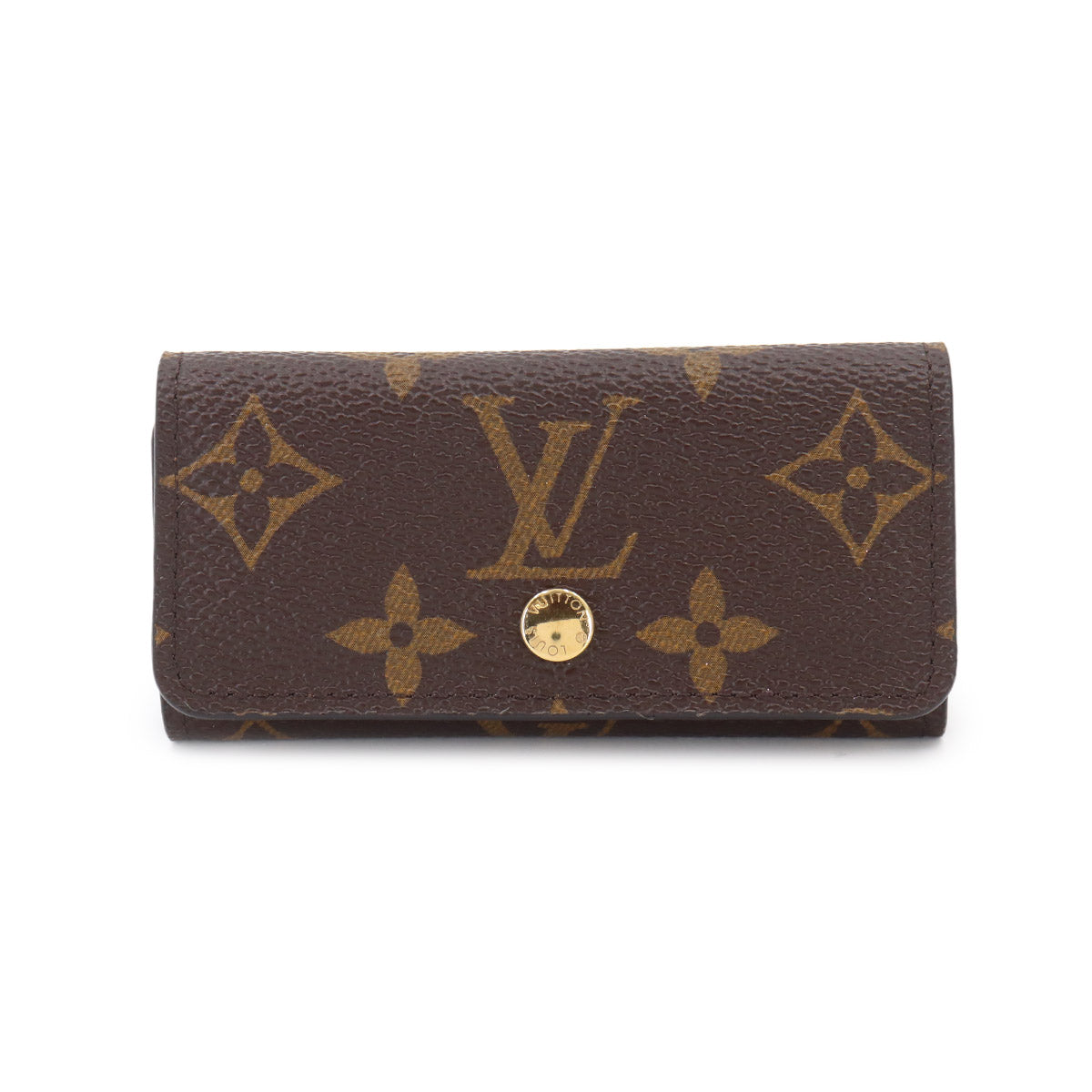 Monogram 4 Key Holder Case Brown M69517 Accessory