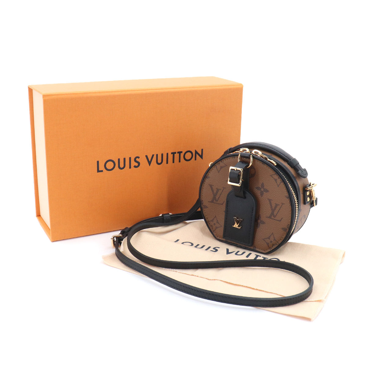 Monogram Reverse Mini Boite Chapeau Shoulder Bag M68276
