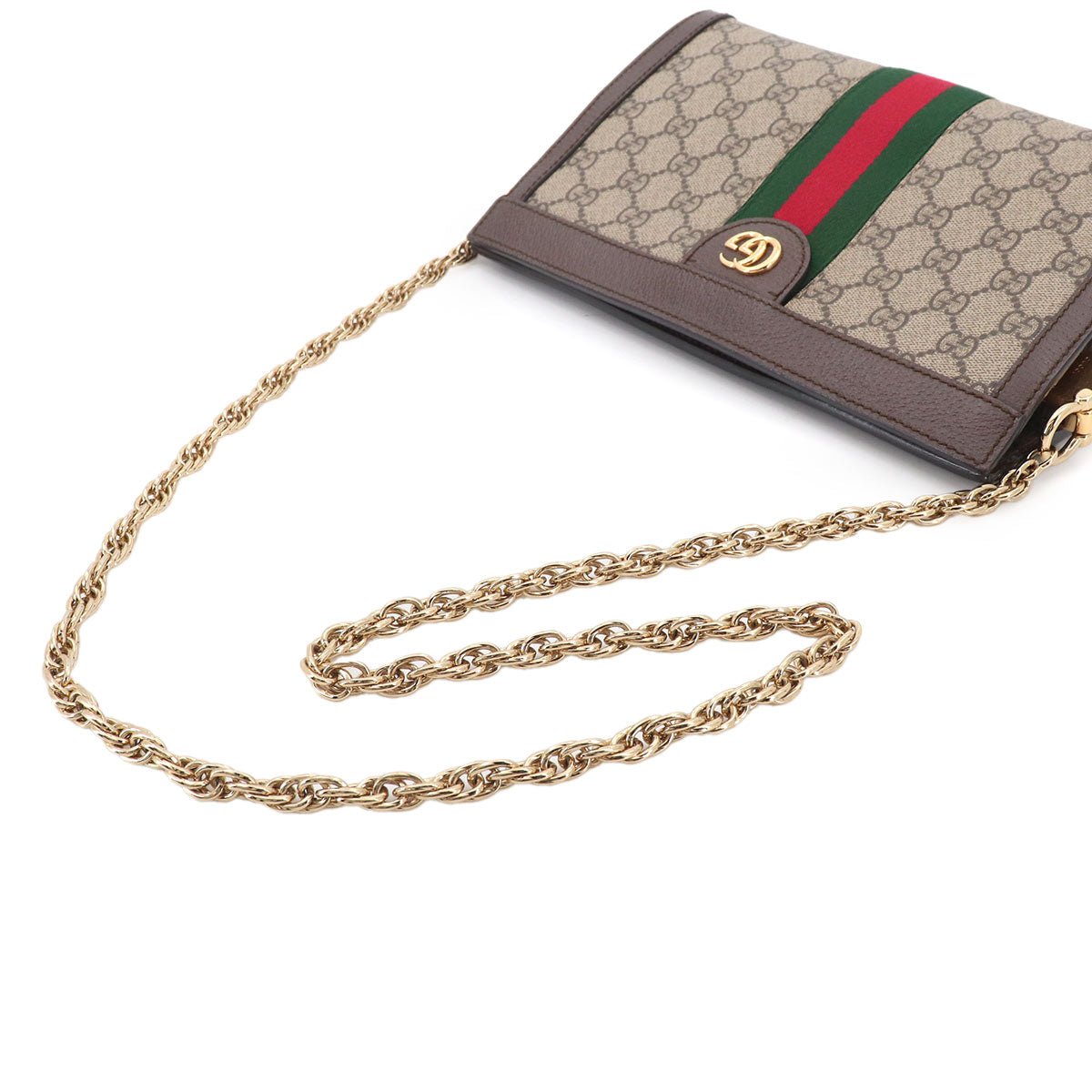 Ophidia GG Small Shoulder Bag GG Supreme Canvas Beige 503887