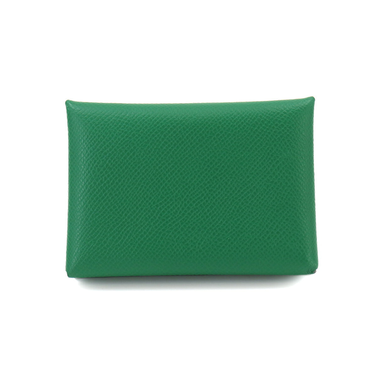 Calvi Duo Verso Card Case Epsom Vert Vertigo Jaune Milton