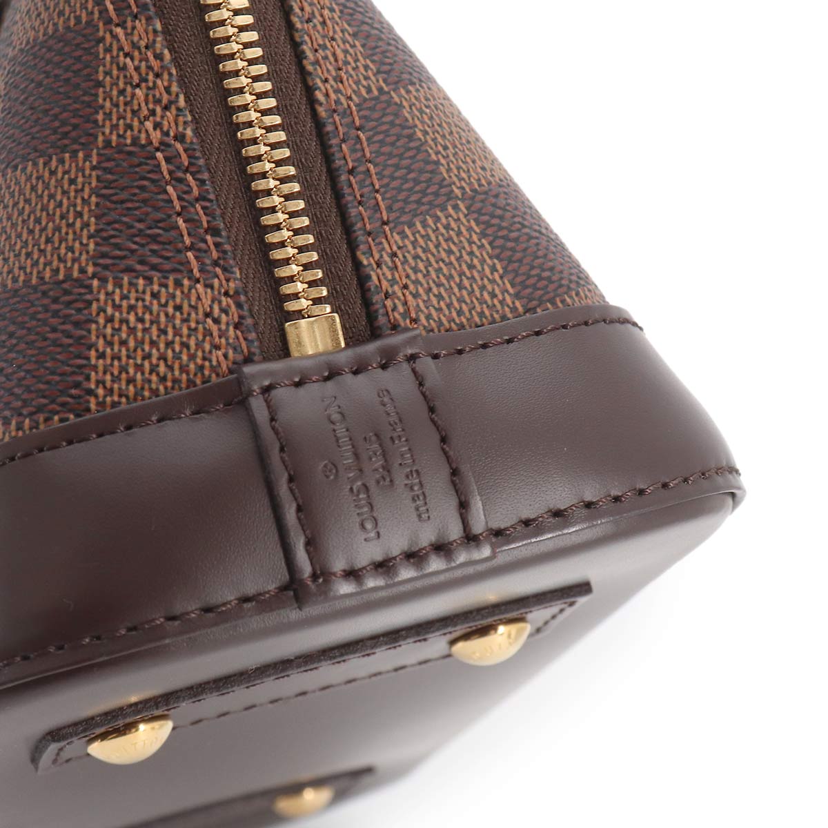 Damier Alma BB Hand Shoulder Bag Ebene N41221 Purse
