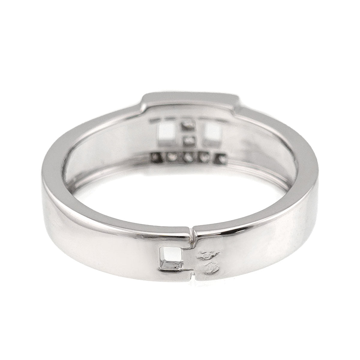 Hercules Diamond Ring 18K White Gold 750 Size54 6.5-6.75(US)