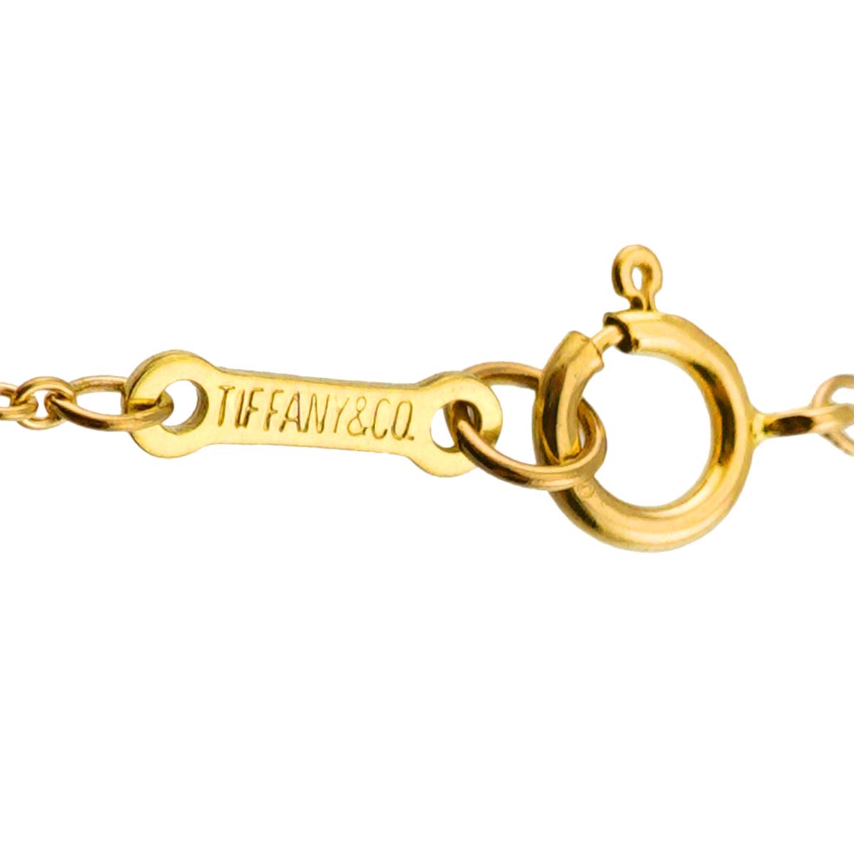 Open Heart Necklace 18K Yellow Gold 750