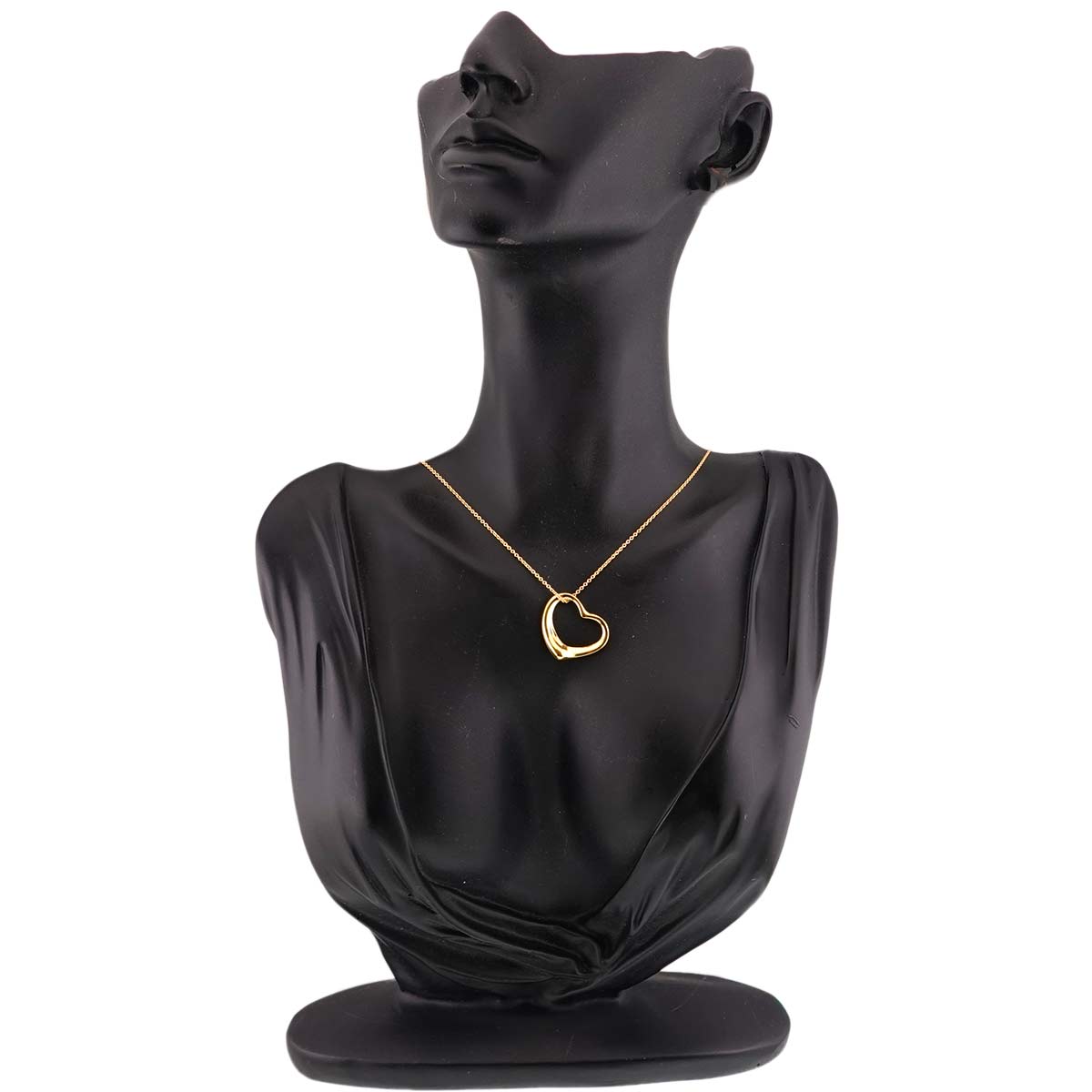Open Heart Necklace 18K Yellow Gold 750