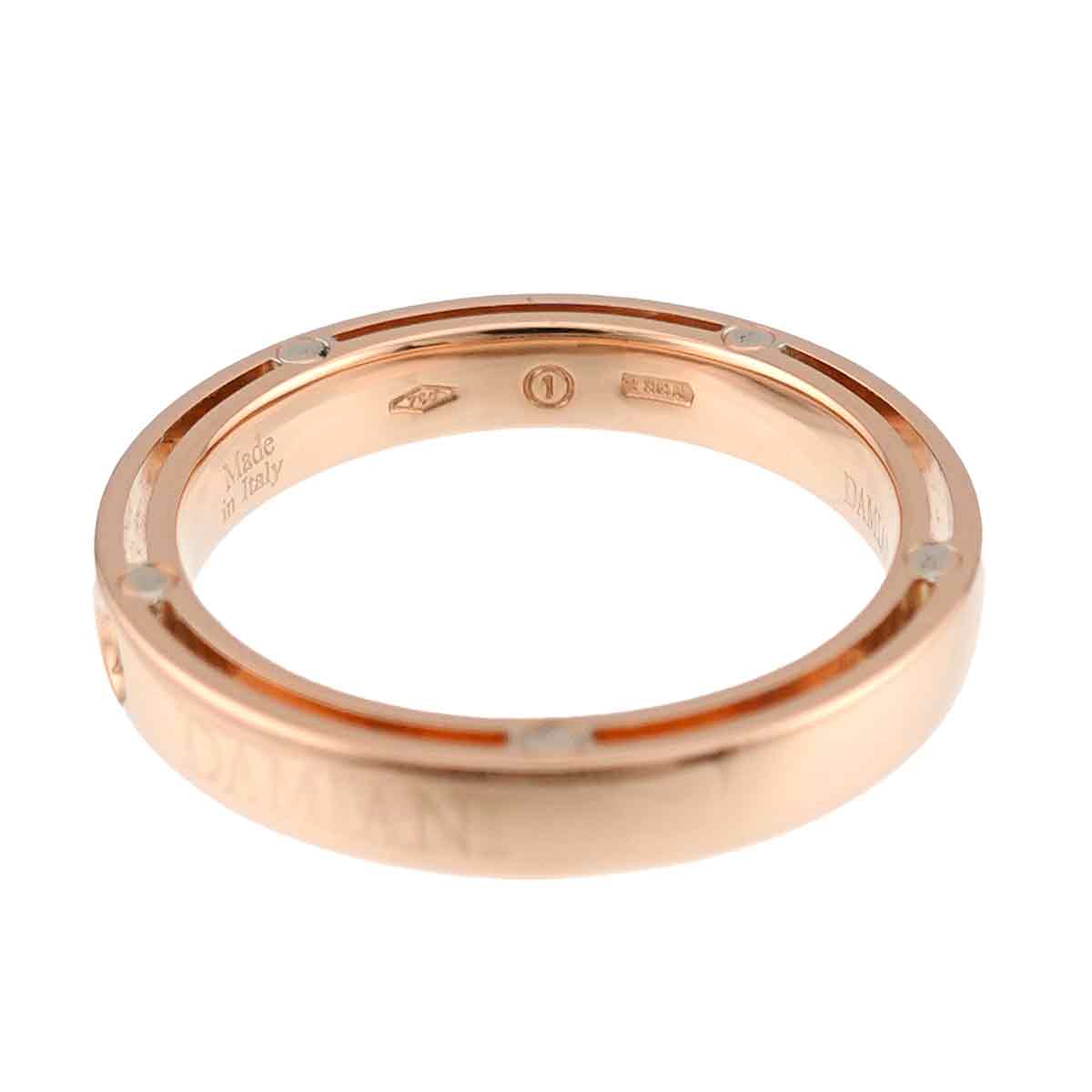 D-SIDE Diamond Ring 18K Pink Gold 750 size4.75-5(US)