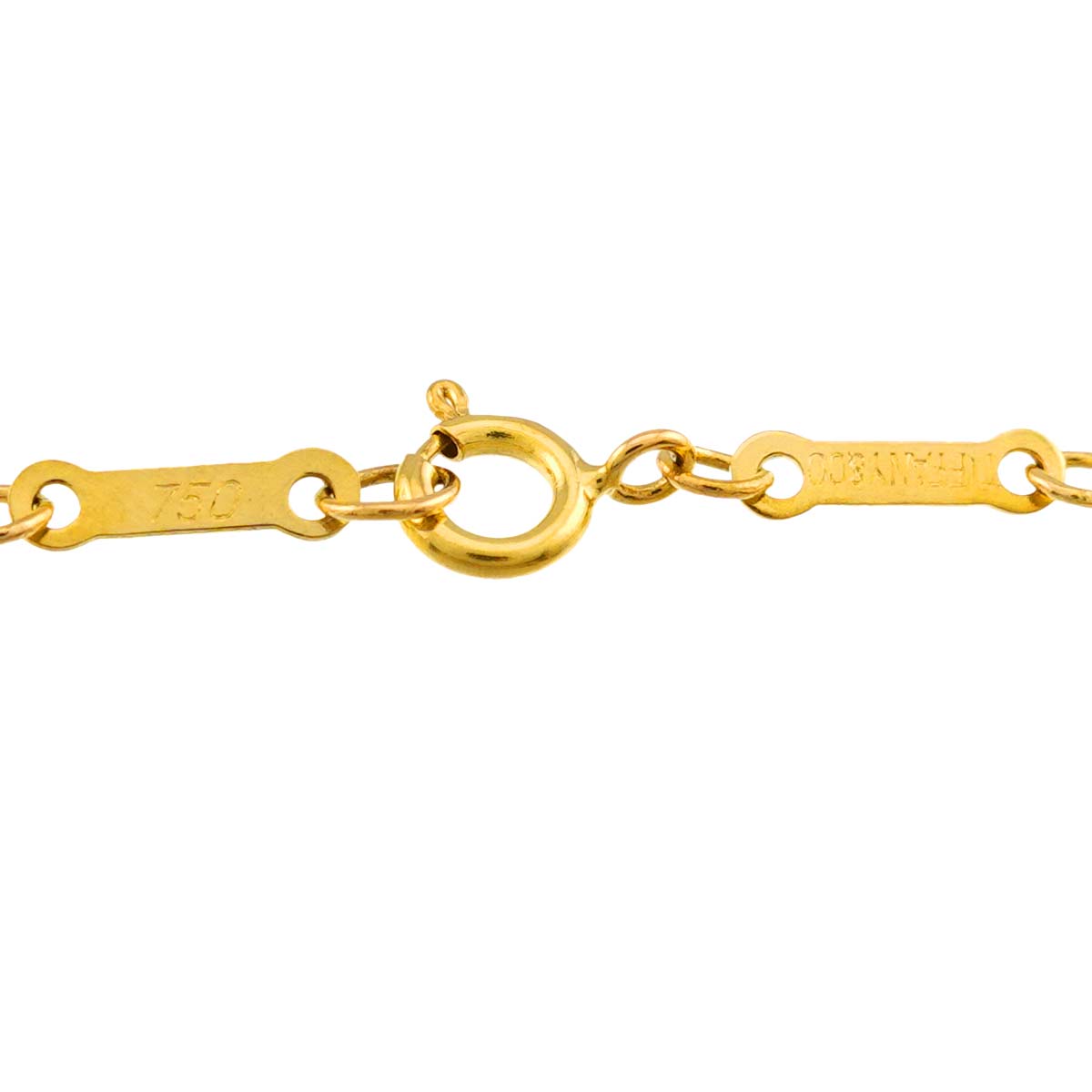 Open Heart Necklace 18K Yellow Gold 750