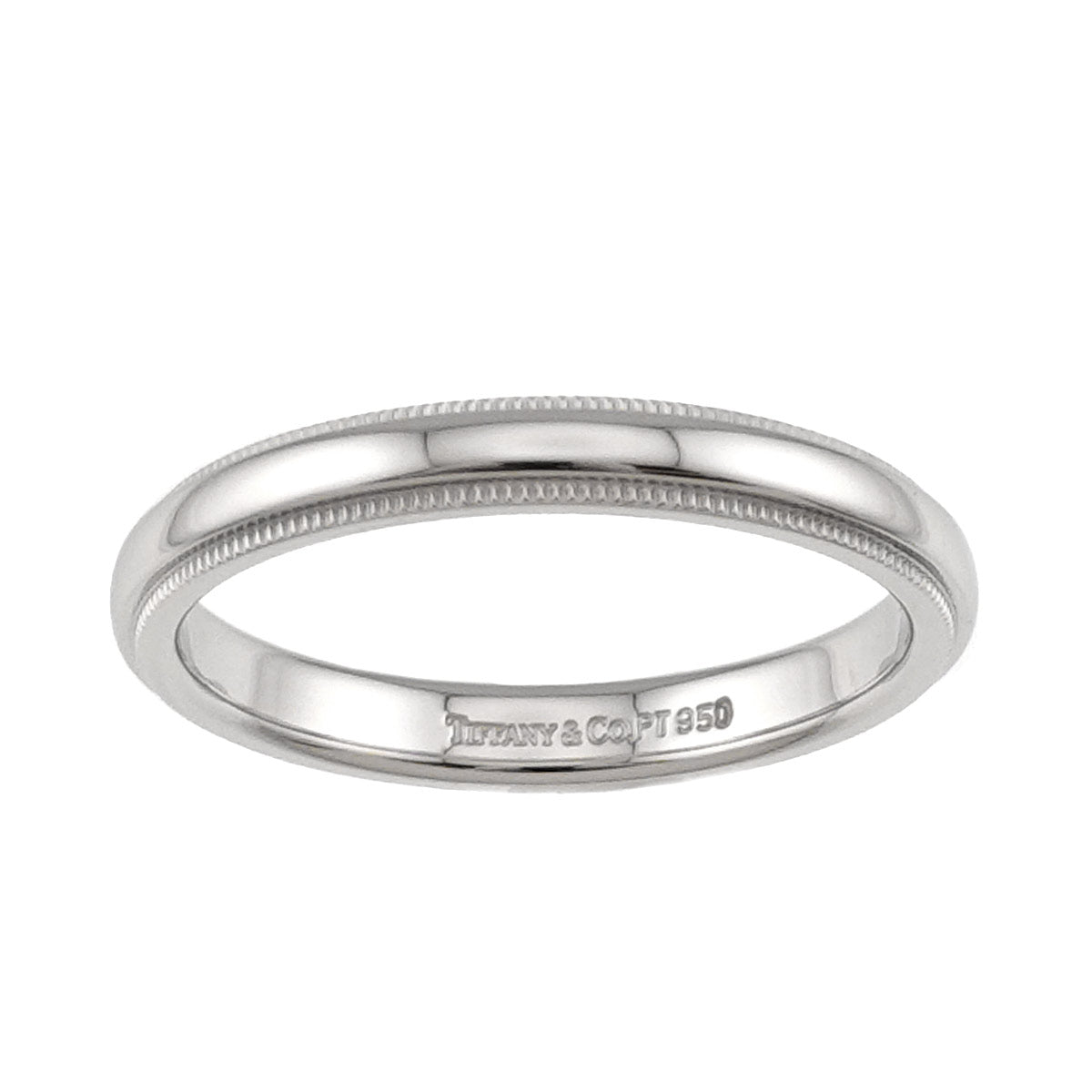 Milgrain Band Ring Platinum size9(US)