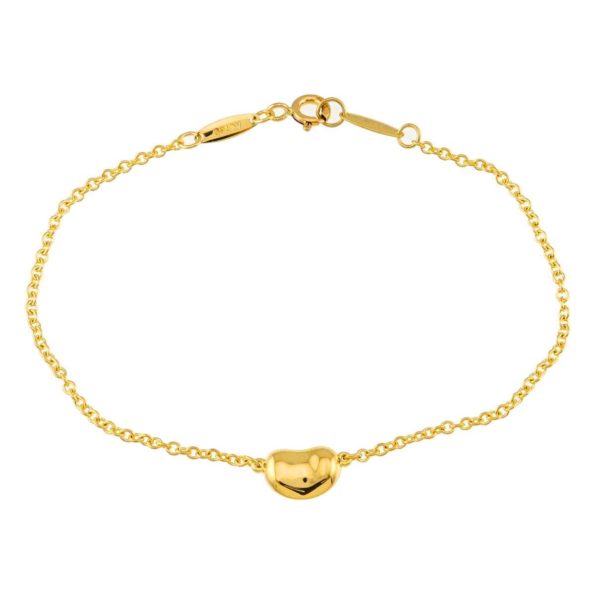 Bean 1P Bracelet 18K Yellow Gold 750