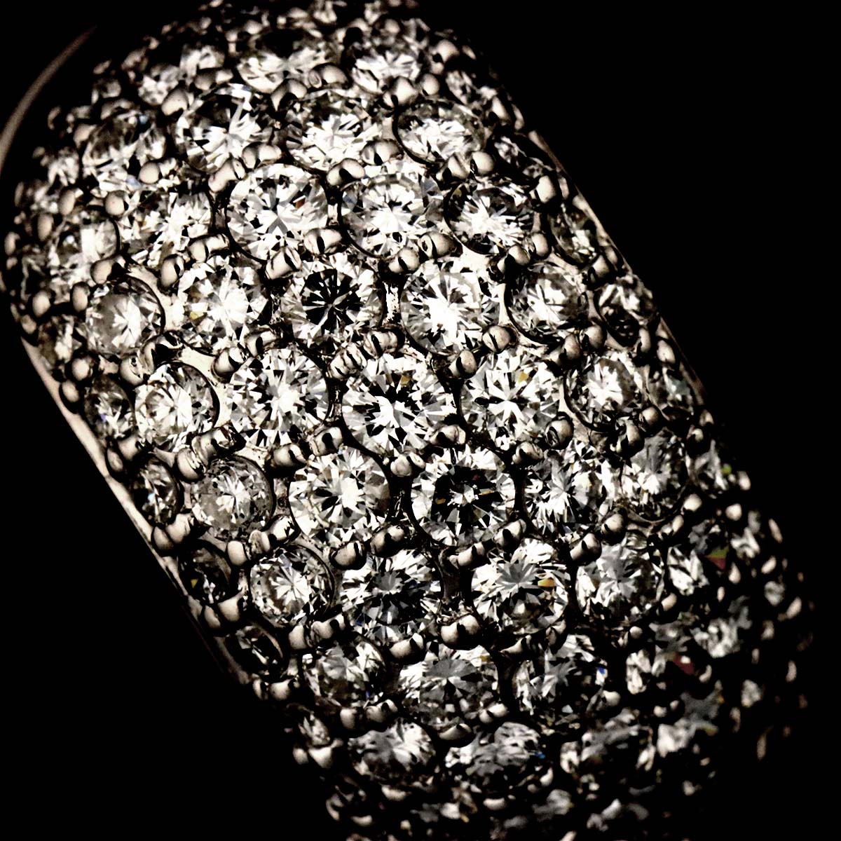 Diamond 1.50ct/1.50ct Earrings Pierced 18K WG 750
