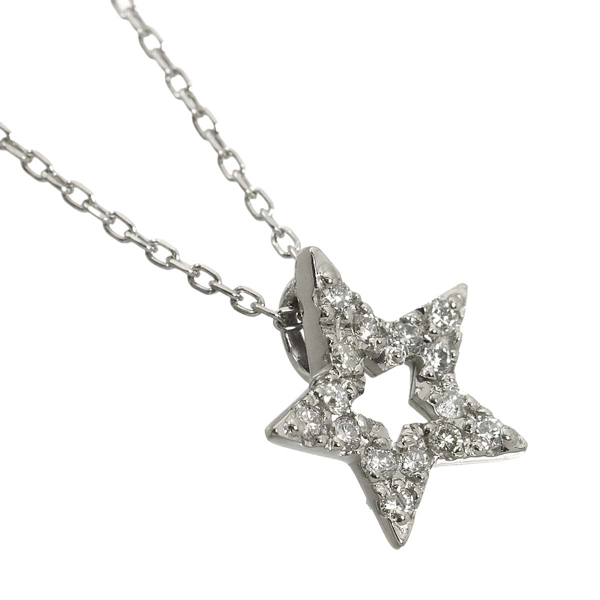 Diamond 0.15ct Necklace Pt Platinum