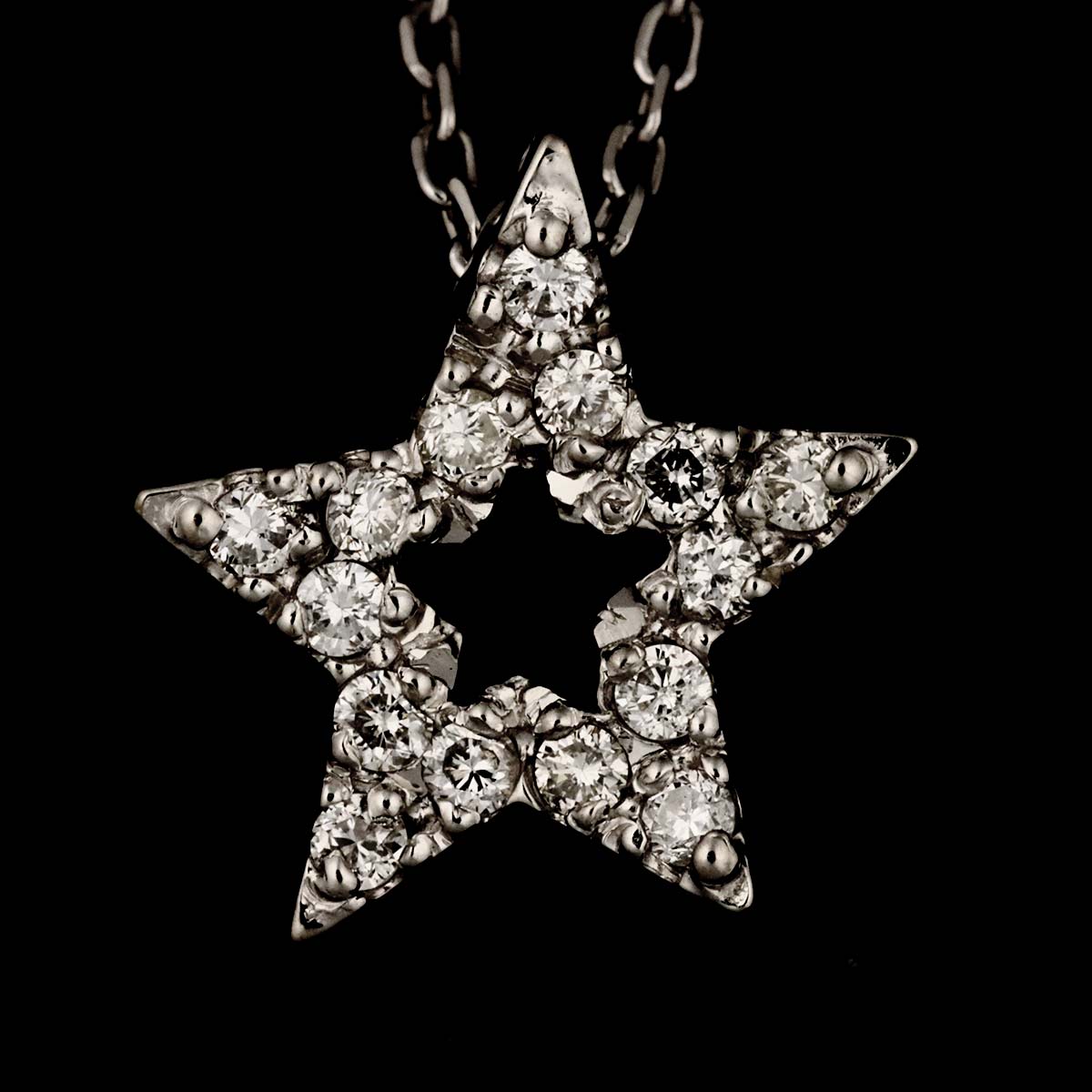 Diamond 0.15ct Necklace Pt Platinum