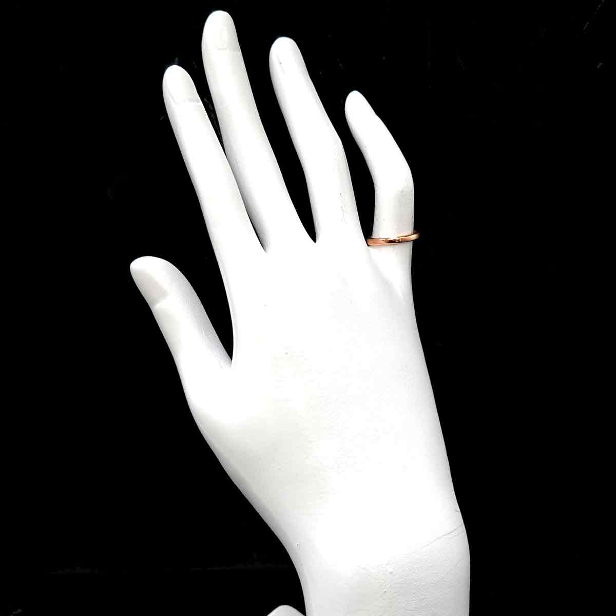 Ring 18K Pink Gold 750 size46 3.75(US)