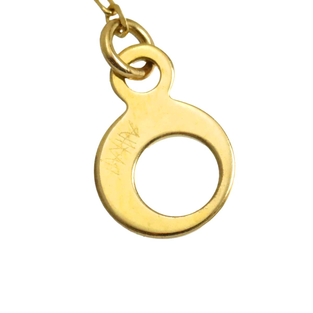 Diamond Necklace 18K Yellow Gold 750
