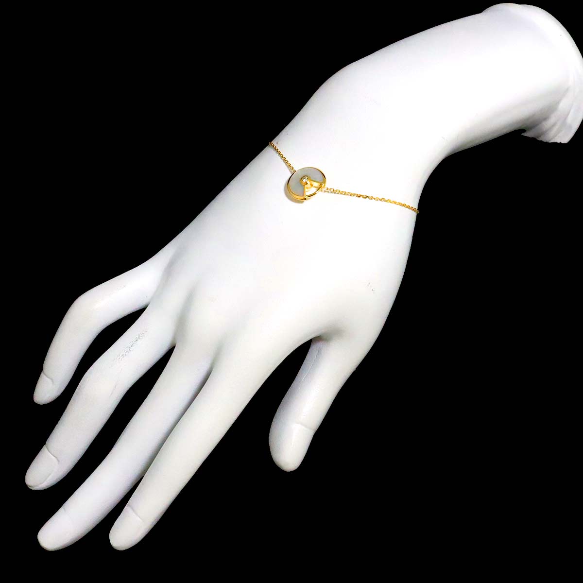 Amulette MOP Diamond Bracelet XS 18K Yellow Gold 750