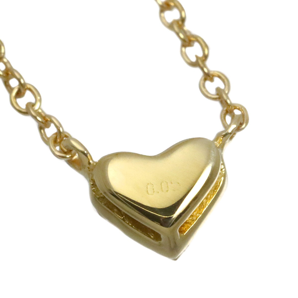 Diamond 0.05ct Necklace 18K YG 750