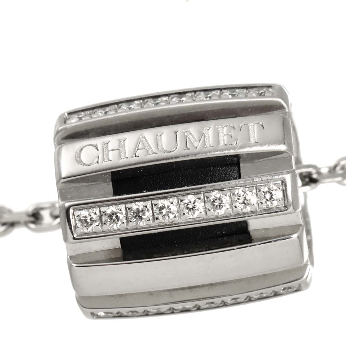 Class One Diamond Necklace 18K WG White Gold 750