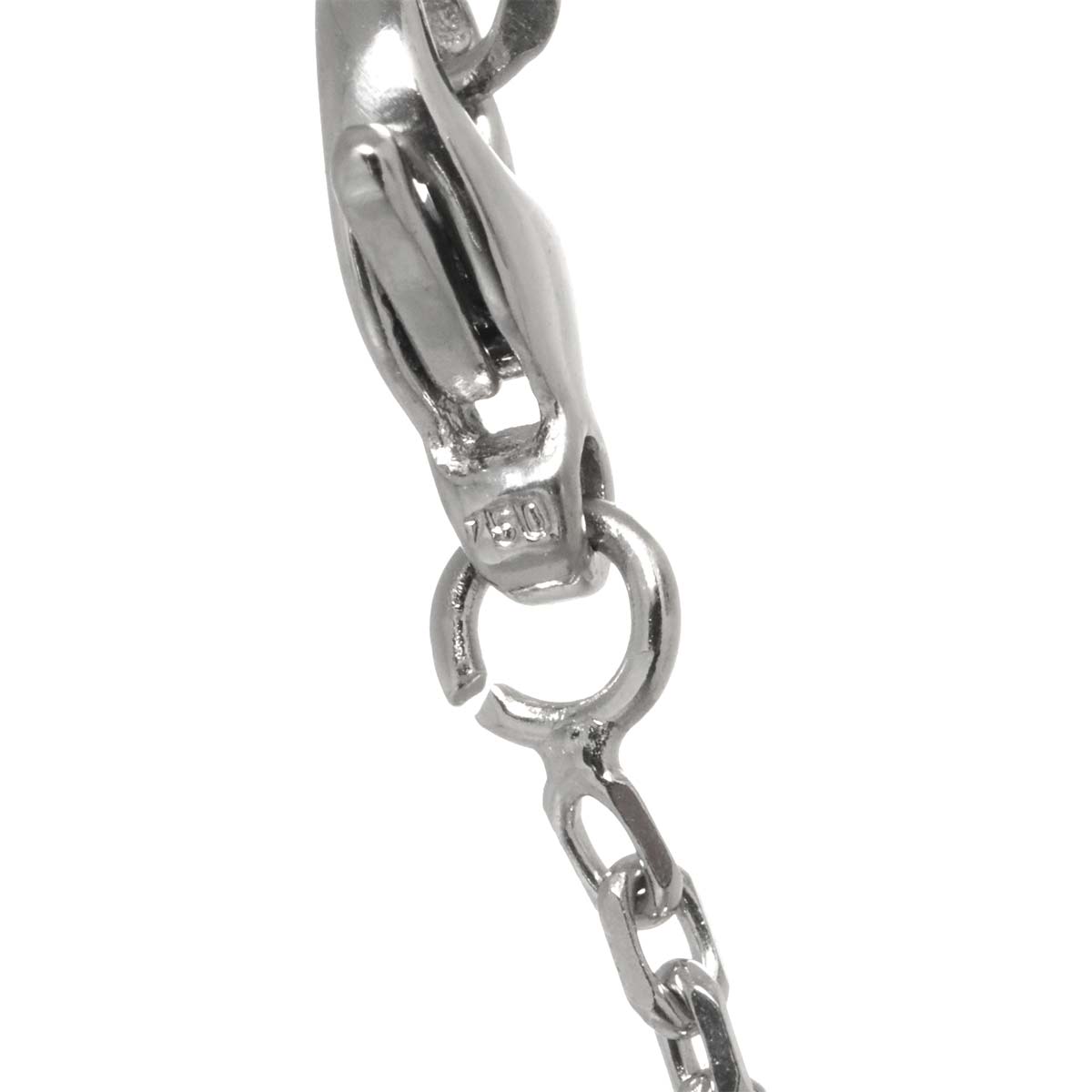Class One Diamond Necklace 18K WG White Gold 750