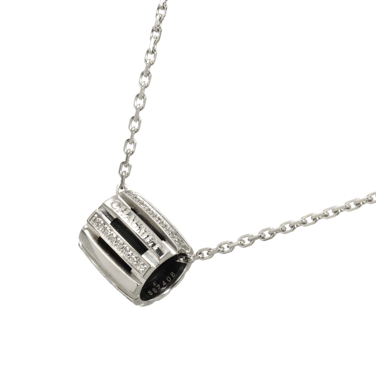 Class One Diamond Necklace 18K WG White Gold 750