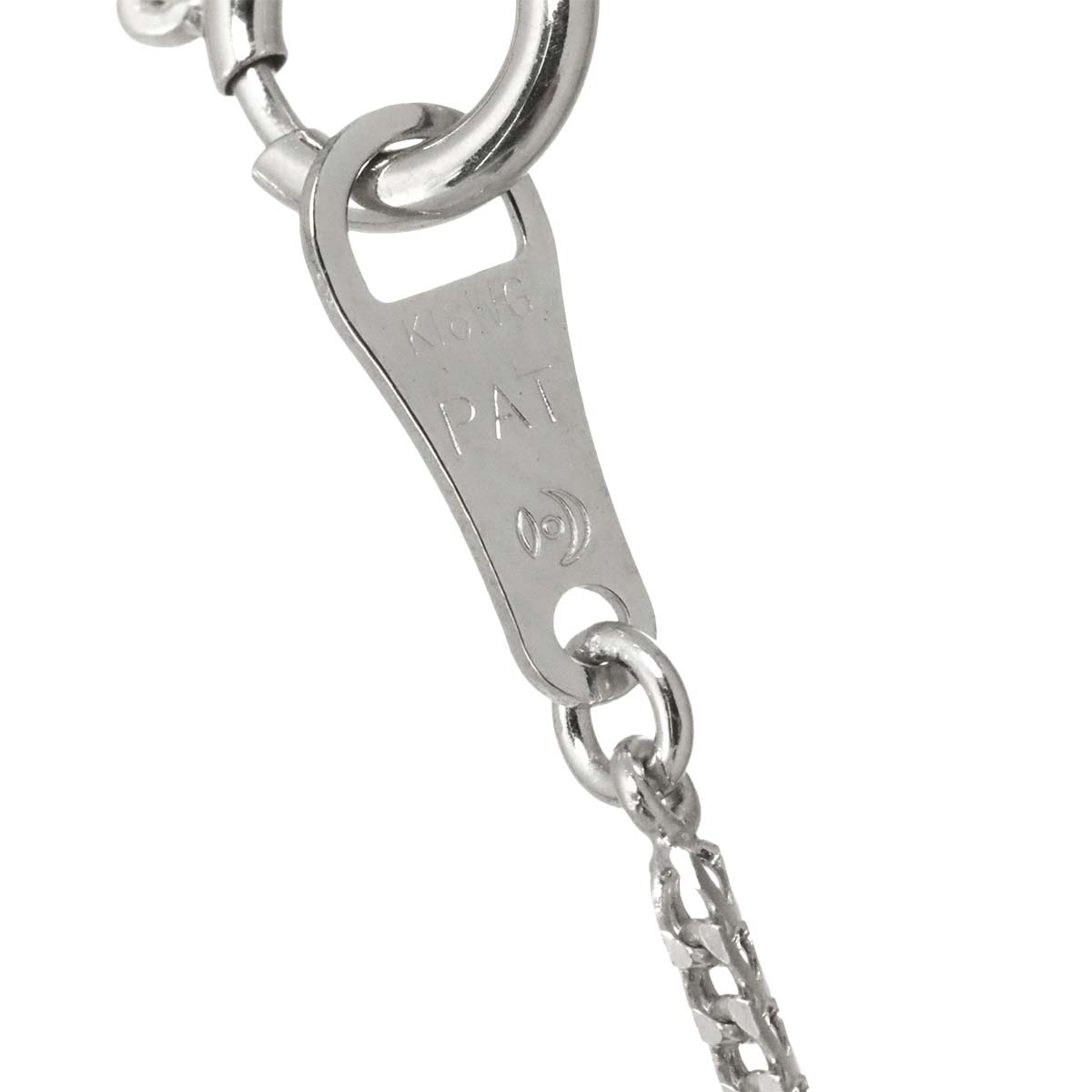 MOP Diamond 0.43ct Necklace 18K WG 750