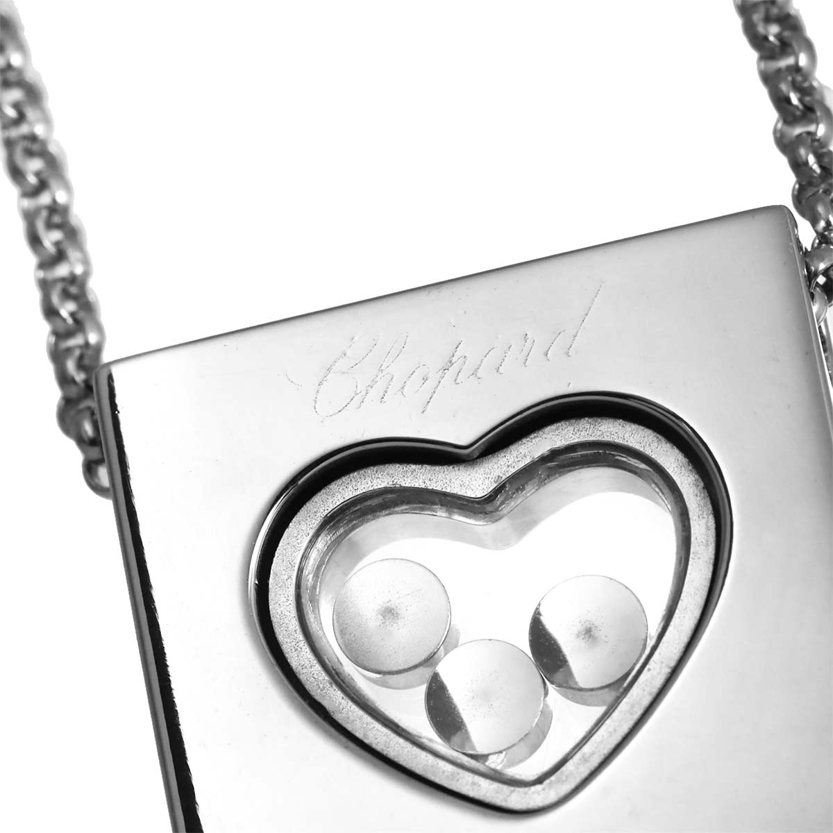 Happy Diamond Necklace 18K White Gold 750