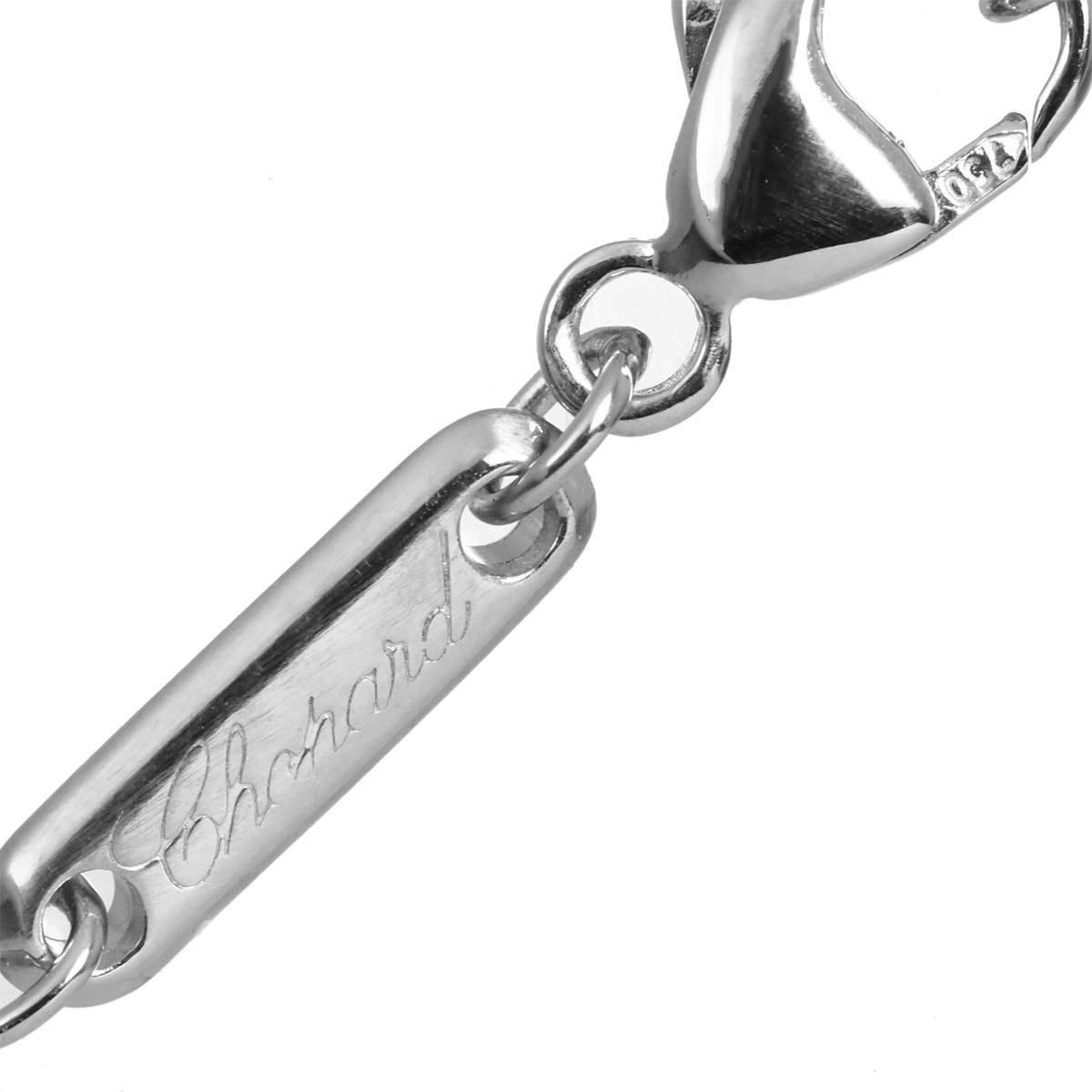 Happy Diamond Necklace 18K White Gold 750
