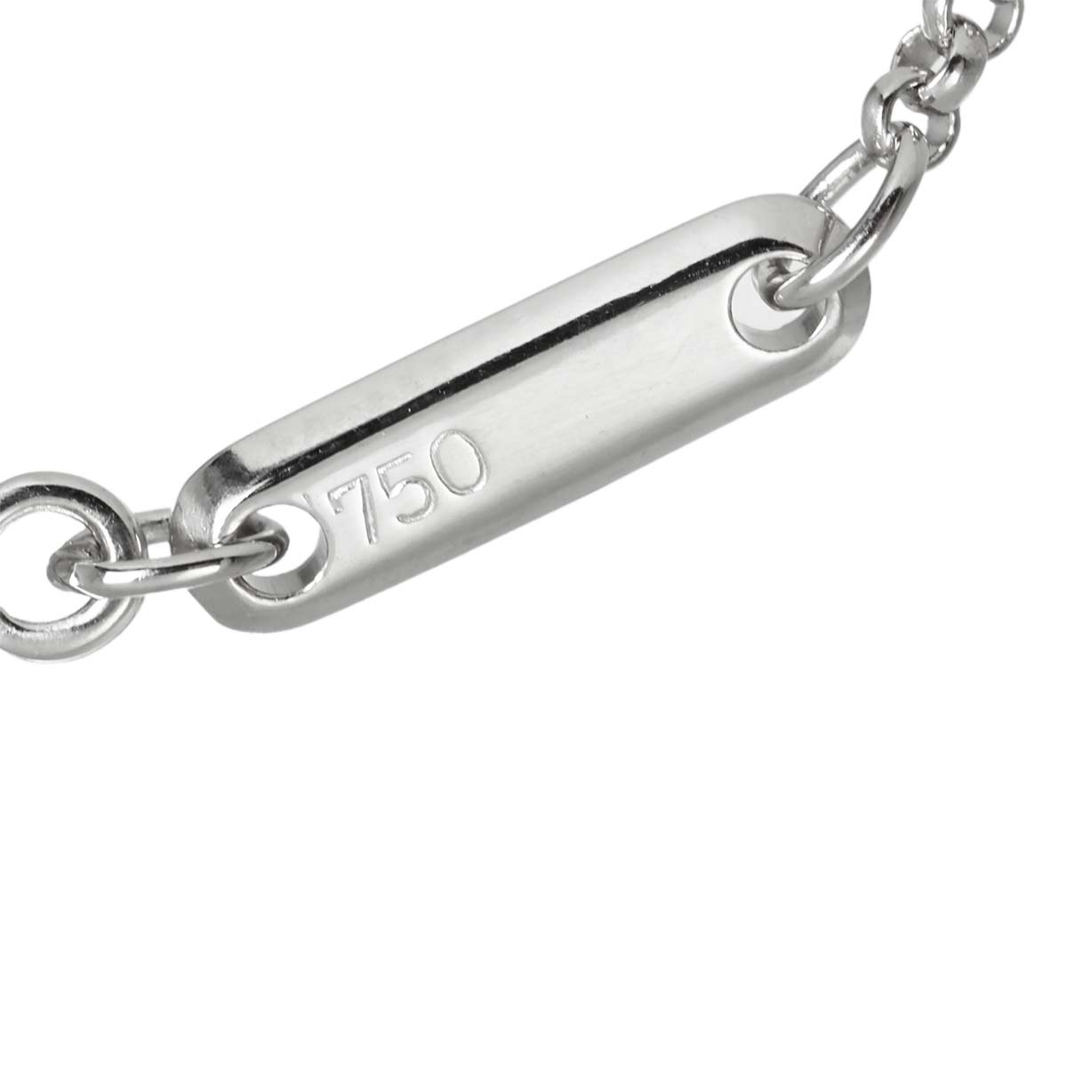 Happy Diamond Necklace 18K White Gold 750