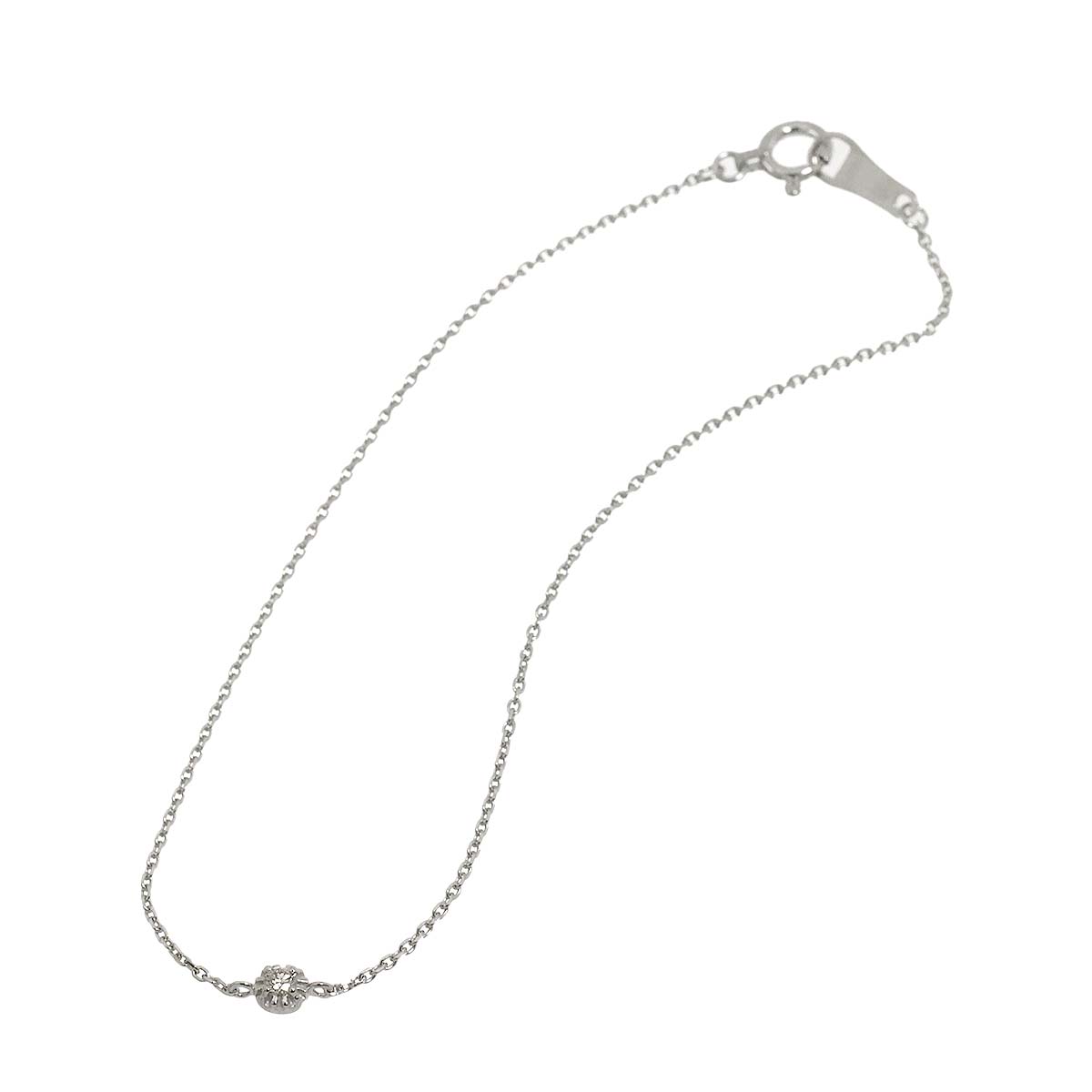 Diamond 0.03ct Bracelet 18K White Gold 750