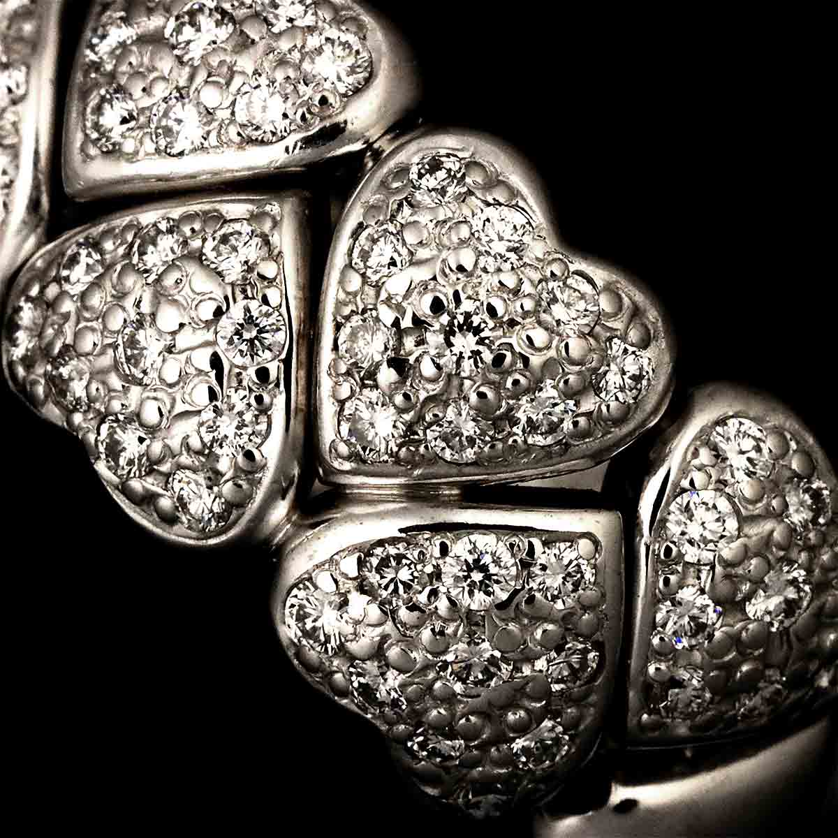 Diamond 0.60ct Ring 18K WG 750 Size6.5-6.75(US)