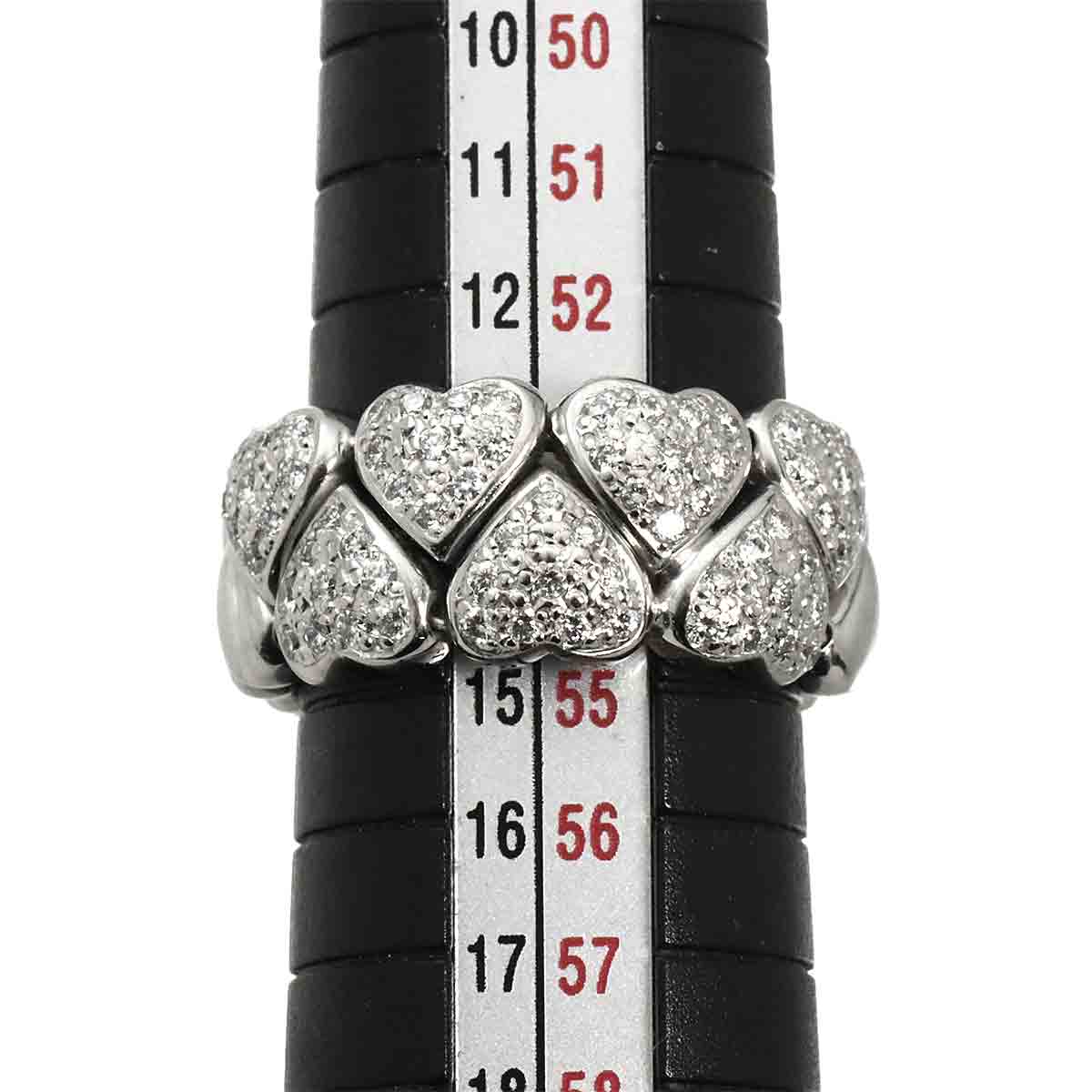 Diamond 0.60ct Ring 18K WG 750 Size6.5-6.75(US)