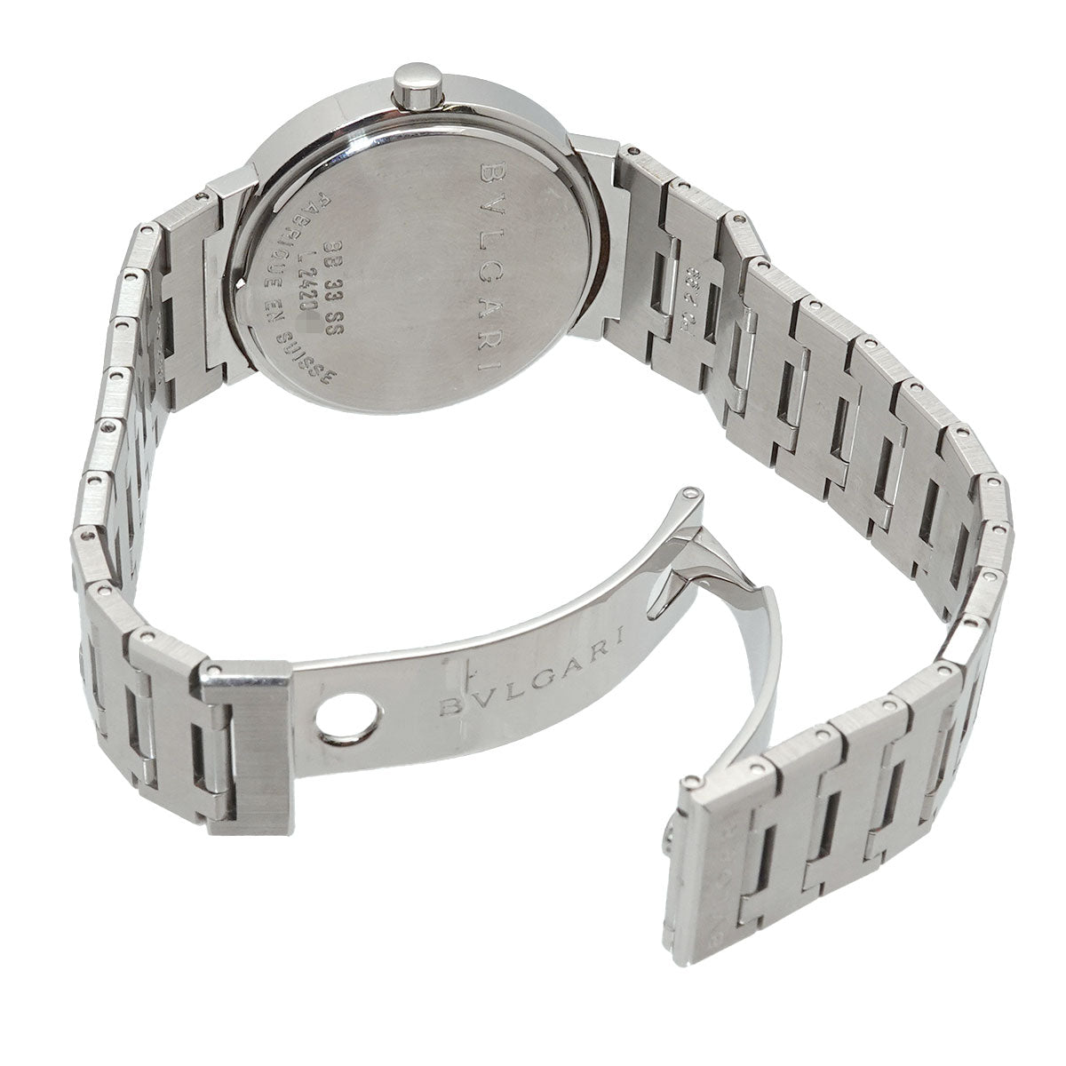 BVLGARIBVLGARI BB33SS Quartz Black Dial Boys Watch