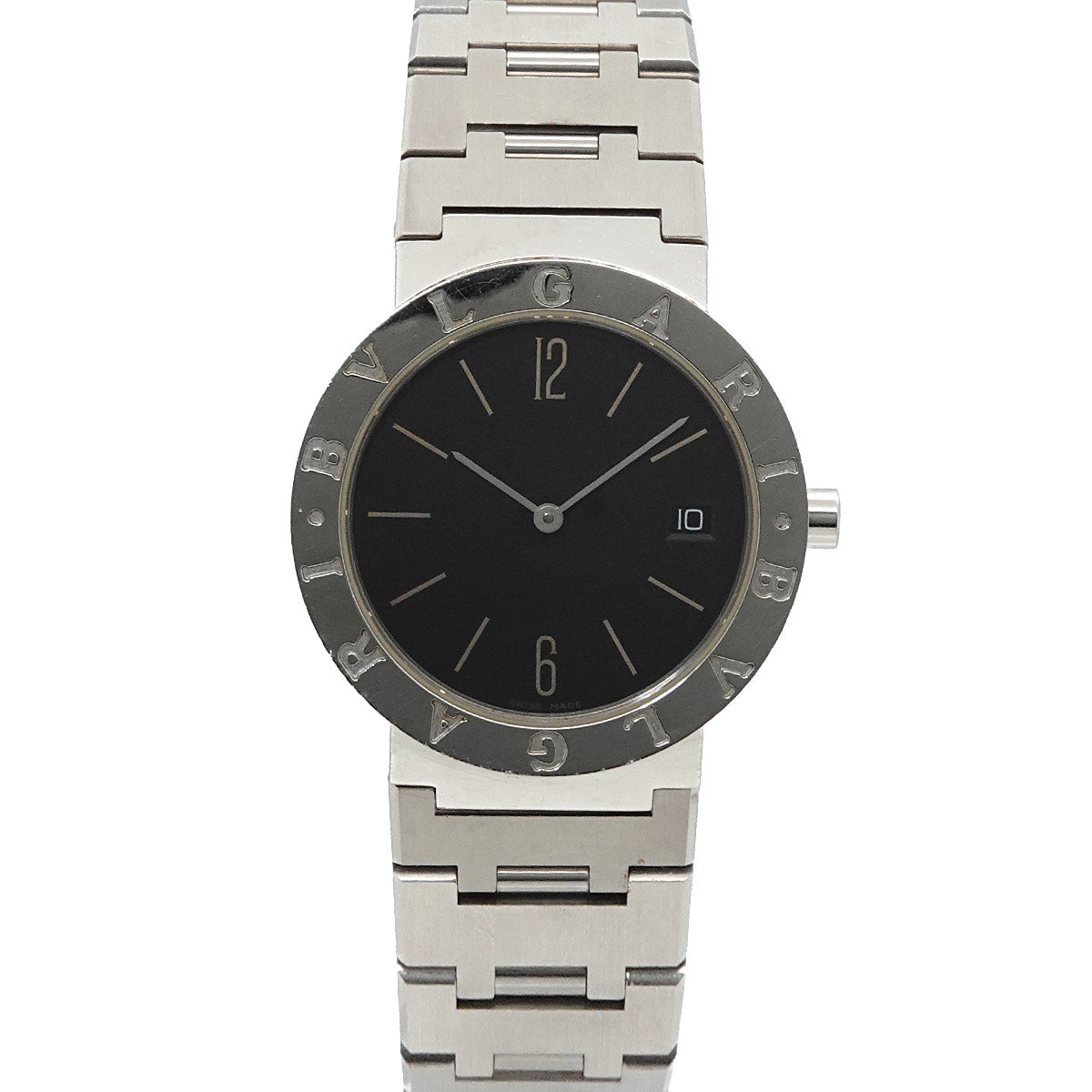 BVLGARIBVLGARI BB33SS Quartz Black Dial Boys Watch