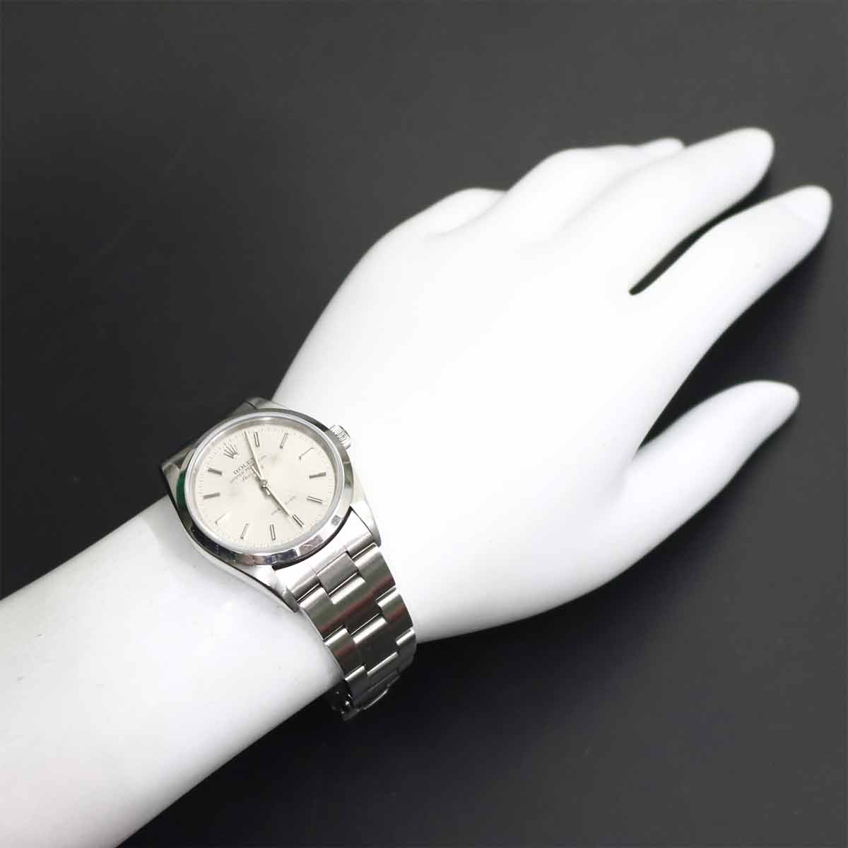 Air King 14000 Serial U Automatic Silver Dial Mens Watch