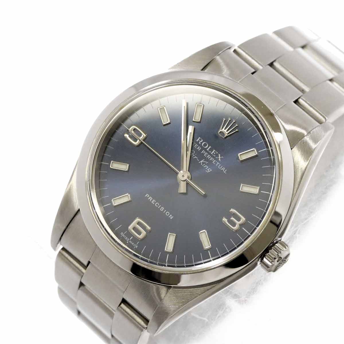 Air King 14000 Serial P Automatic Blue Dial Mens Watch